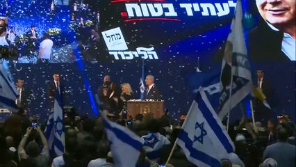 Netanyahu comemora vitória em Israel