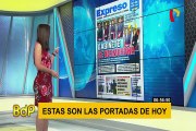 Ministra Barrios y asesinato de Camila en las portadas de hoy 3 de marzo