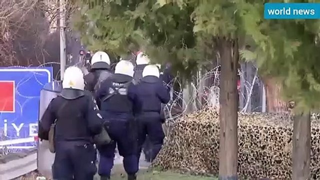 Greek coastguards had been pushing away a dinghy with refugees and opening fire into dinghy