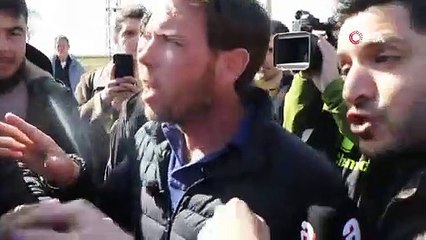Ahaber muhabiri, Cumhurbaşkanı Başdanışmanı'na soru soran yabancı gazeteciyle tartıştı: Provokatörlük yapıyorsunuz