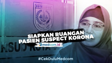 RSUD Depok Siapkan Ruangan Pasien Suspect Korona