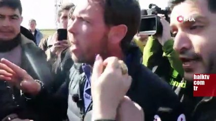 a haber muhabiri, Cumhurbaşkanı Başdanışmanı'na soru soran yabancı gazeteciyle tartıştı