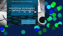 Teaching Strategies in Gifted Education (Gifted Child Today Reader) Complete