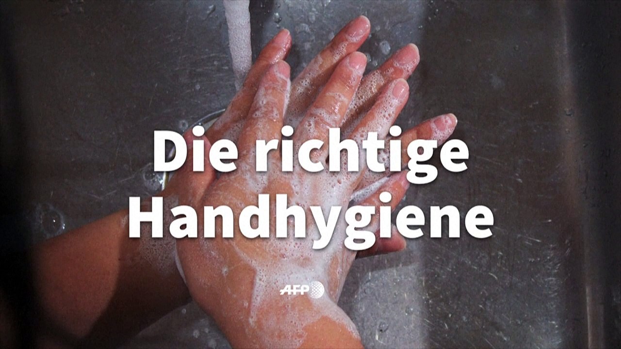 Videografik: Wie man richtig Hände wäscht