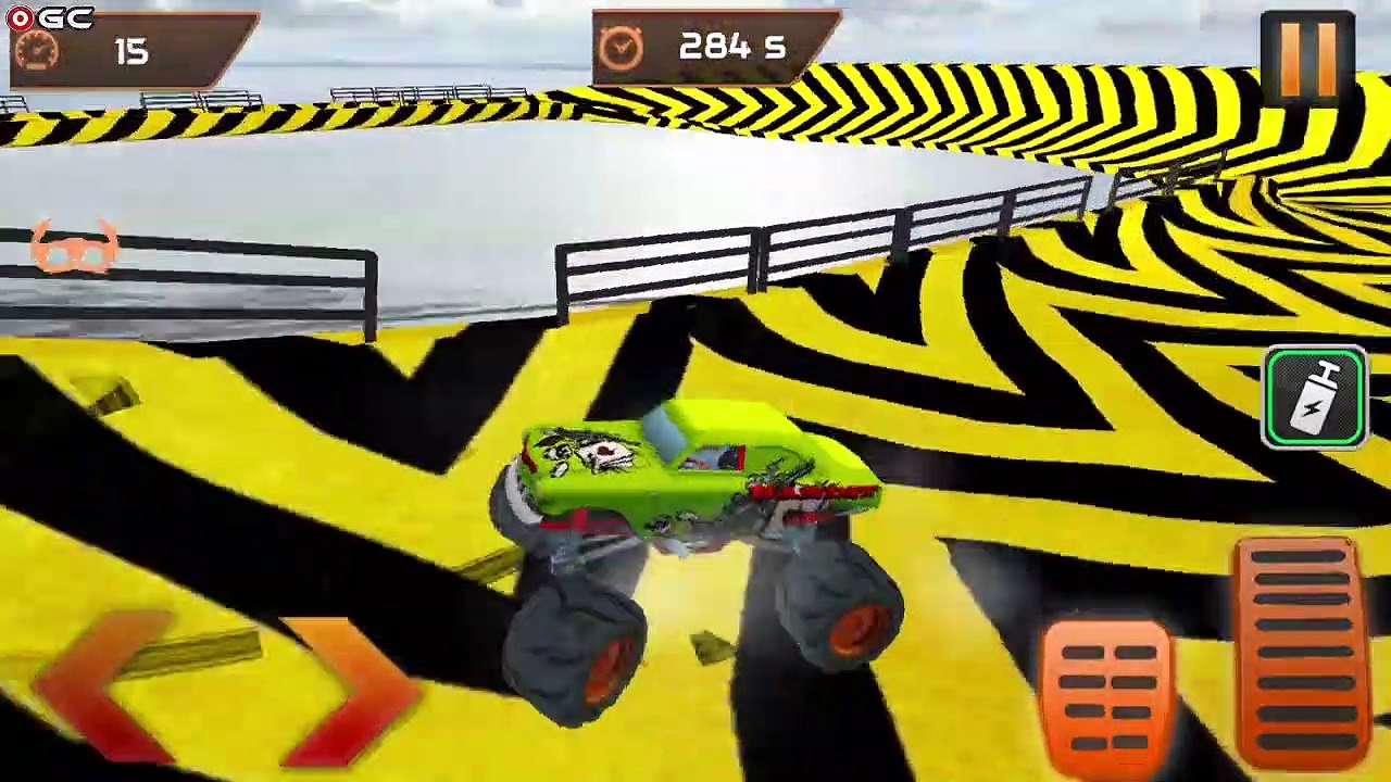 Impossible Monster Car Stunts 2020 - Mega Ramp 4x4 Truck Games - Android GamePlay