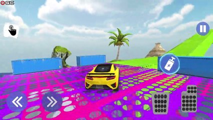 Mega Ramp Stunts 2020 - Impossible Stunts Car Race Game - Android GamePlay