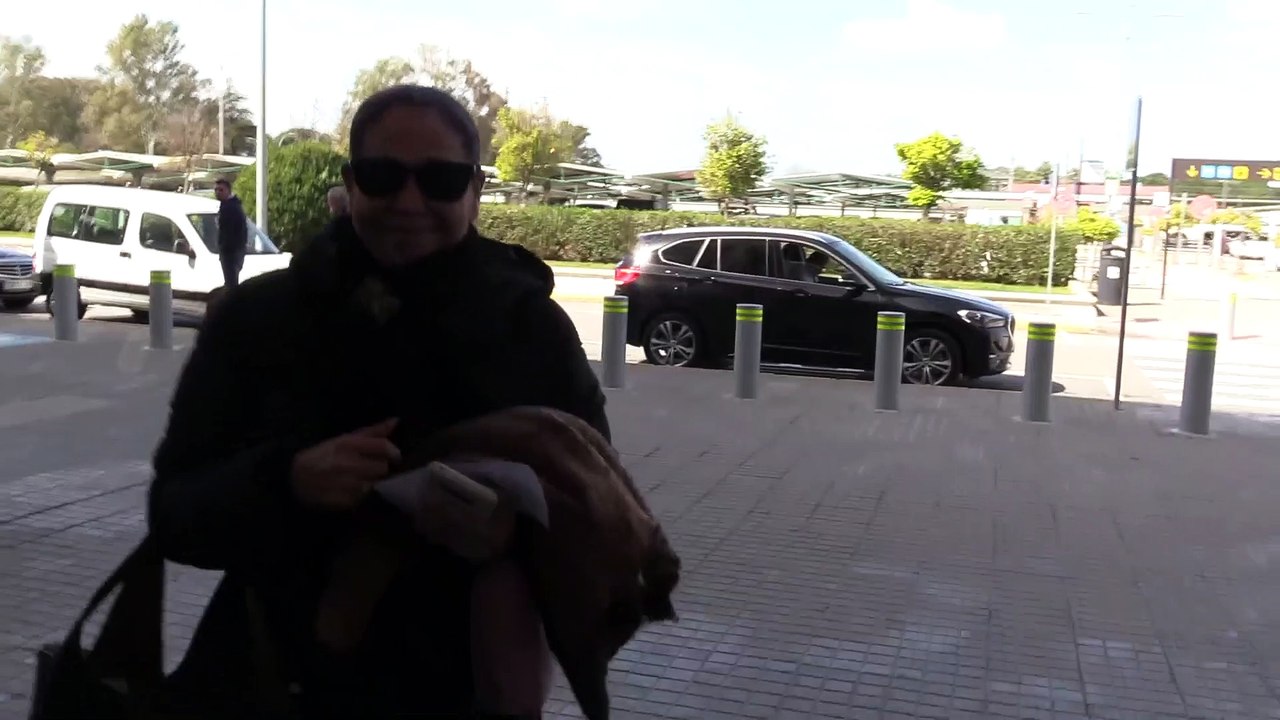 Isabel Pantoja pone rumbo a Madrid para la preparación de su concierto en Madrid, el próximo 6 de marzo.