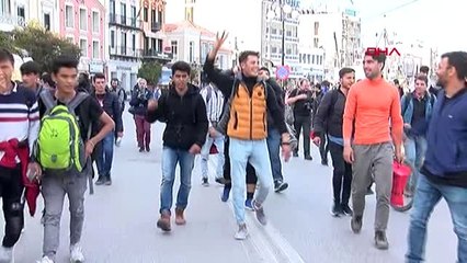 Midilli adasında göçmenlerle yunan polisi arasında gerginlik-5