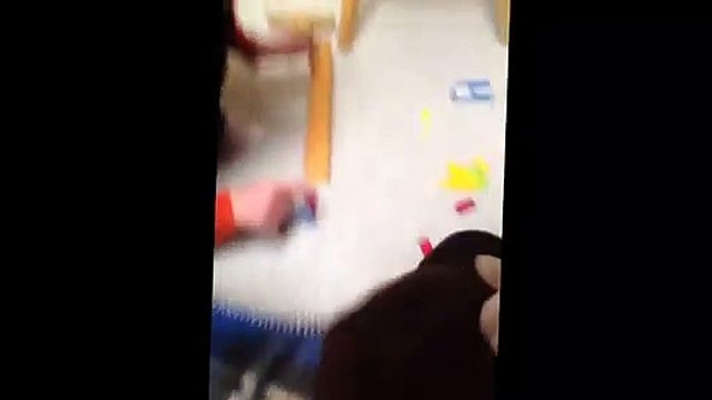 Maxime et Noémie font tomber leur parcours de domino