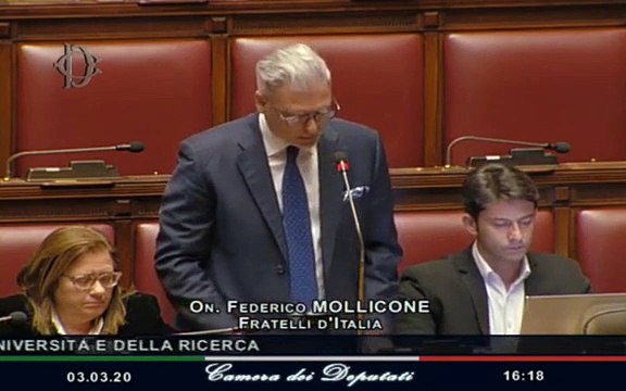 Federico Mollicone sulle disposizioni urgenti (03.03.20)