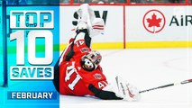 Top 10 NHL Saves of February