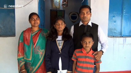 Teenage girl seemingly able to read and identify distant objects blindfolded