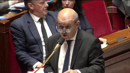 Le Drian: "Utiliser les réfugiés pour faire pression sur l’Europe est inacceptable"