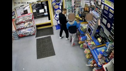 CCTV footage of killer Lee Darby at Premier store
