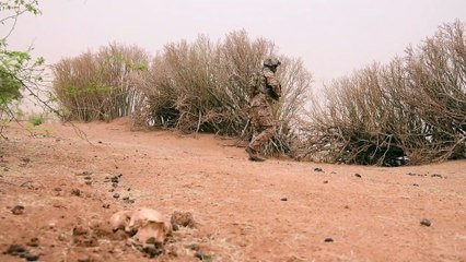 German Soldiers on Patrol in Mauritania - 25 Feb 2020