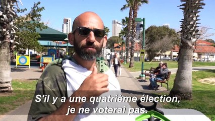 Au lendemain du scrutin, les Israéliens se disent lassés des élections