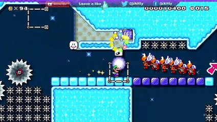 LET'S PLAY SUPER MARIO MAKER 2 - SNOWBALL THROW, RUN, ROCK LEVEL