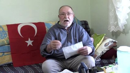 Eskişehirli Rahim Dede "kefen parasını" Mehmetçik Vakfına bağışladı - ESKİŞEHİR