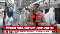 İstanbul metrolarında koronavirüs önlemi