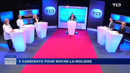 Municipales : 5 candidats à Roche-La-Molière débattent sur TL7.