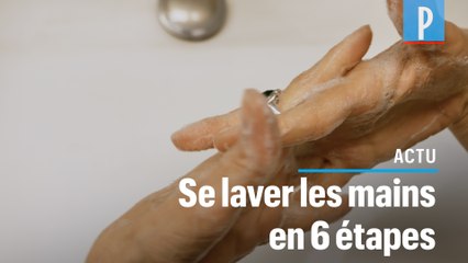 Comment BIEN se laver les mains en 6 étapes