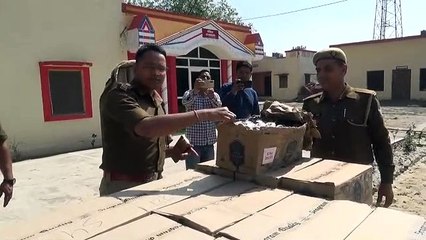 शामली -अवैध शराब का ज़खीरा पकड़ा, बिहार में होनी थी सप्लाई