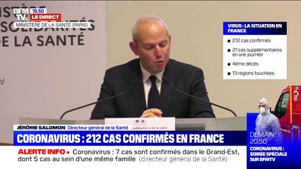 Coronavirus: sept cas confirmés dans le Grand Est, dont cinq au sein de la même famille
