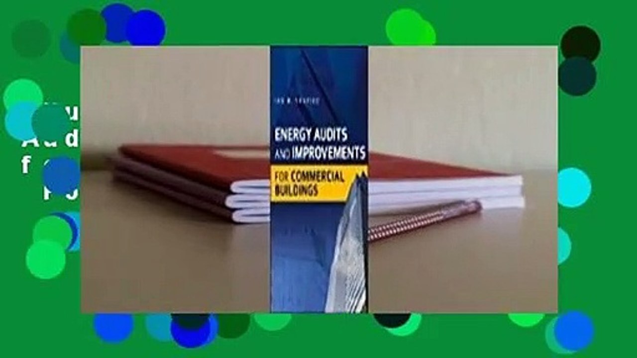 Full E-book  Energy Audits and Improvements for Commercial Buildings  For Online