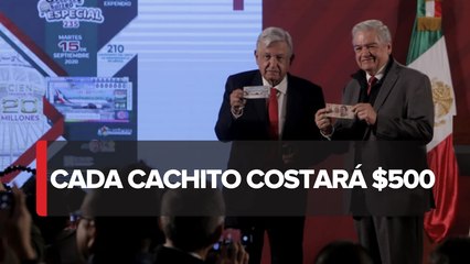 ¡Lista la rifa del avión presidencial!; 'cachitos' se empezarán a vender el 9 de marzo