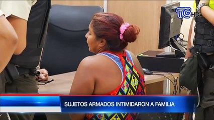 Sujetos armados intimidaron  a una familia en Guayaquil