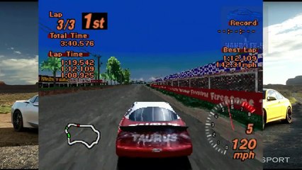 Gran Turismo 2 (PSX) Parte 21 - Belissima corrida com o Fiat 500 Sporting!