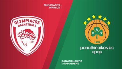 Olympiacos Piraeus - Panathinaikos OPAP Athens Highlights | Turkish Airlines EuroLeague, RS Round 27