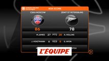 Les temps forts de CSKA Moscou - Zénit Saint-Pétersbourg - Basket - Euroligue (H)