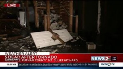 Tornadoes Run 40 Buildings to the Ground