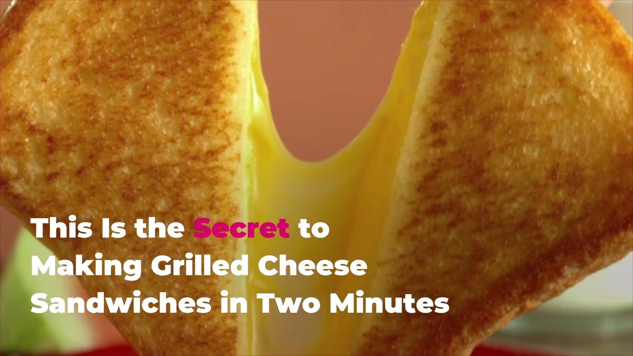 This Is the Secret to Making Grilled Cheese Sandwiches in Two Minutes