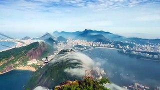 Stock Video - Rio de Janeiro timelapse from Sugarloaf Mountain - Stock Video Footage
