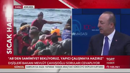 Bakan Çavuşoğlu: "Yunanistan Göçmenlere Kaynar Su Döküyor"