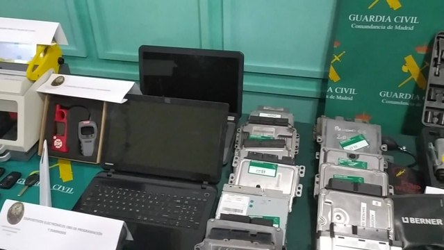 Objetos requisados en operación 'Aros Plata'