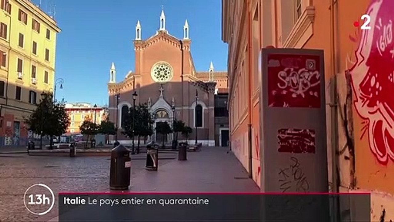 Covid-19 : terrasses vides, rues désertes... l'Italie se confine pour enrayer l'épidémie