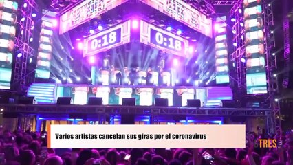 Conciertos y giras suspendidas a causa del coronavirus