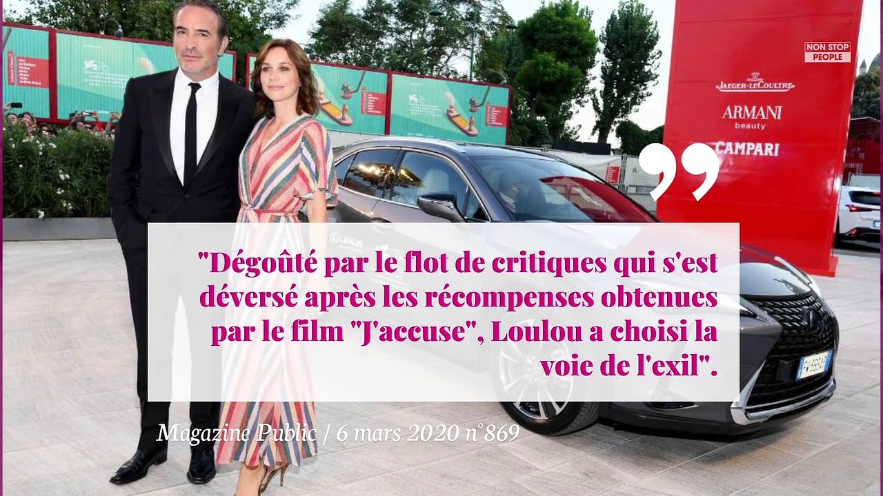 Nathalie Péchalat pousse un coup de gueule, Jean Dujardin lui répond avec humour