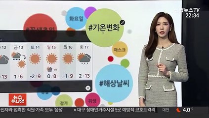 [날씨트리] 비 온 뒤 찬바람…내일 아침 영하권 추위