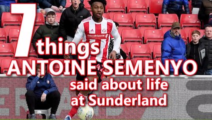 7 things Antoine Semenyo said about life at Sunderland