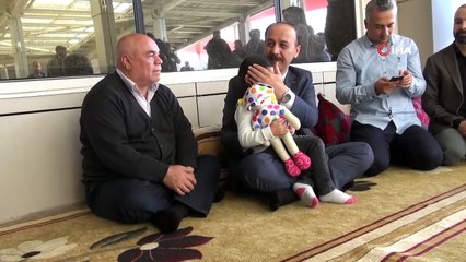 Vali Erin saldırıda yaralanan bekçileri ziyaret etti