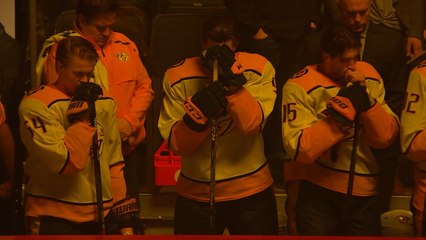 Wild hold moment of silence for Tennessee tornado victims