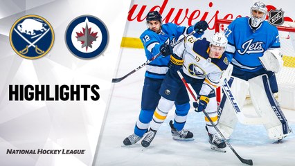 NHL Highlights | Sabres @ Jets 3/03/2020