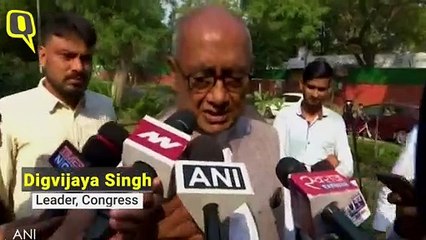 'No Danger, We Are United': Cong's Digvijaya on MLAs Held in Gurugram Hotel