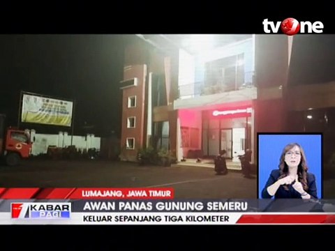 Gunung Semeru Keluarkan Awan Panas Sepanjang 3 Kilometer