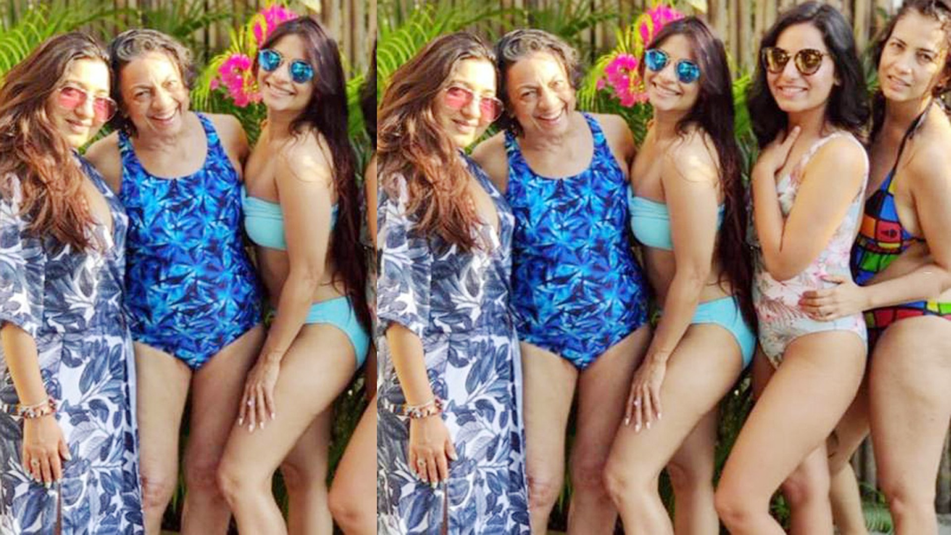 Kajol's mother Tanuja looks stunning in Bikini while celebrating daughter's  birthday | FilmiBeat - video Dailymotion