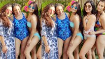 Kajol's mother Tanuja looks stunning in Bikini while celebrating daughter's birthday | FilmiBeat